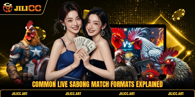 Common live sabong match formats explained