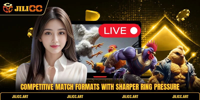 Competitive match formats with sharper ring pressure