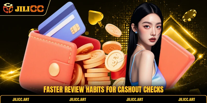 Faster review habits for cashout checks