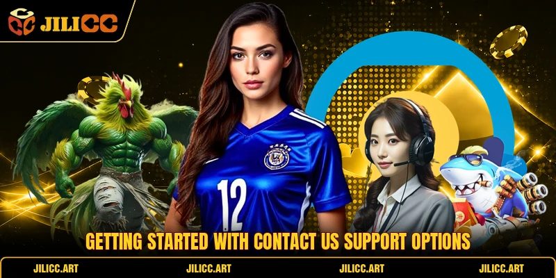Getting started with contact us support options