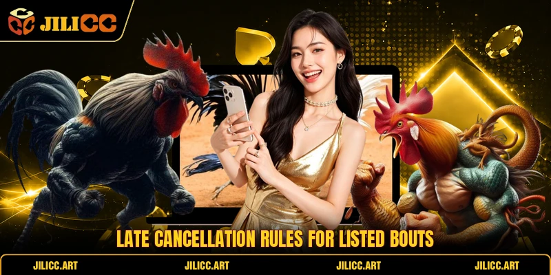 Late cancellation rules for listed bouts