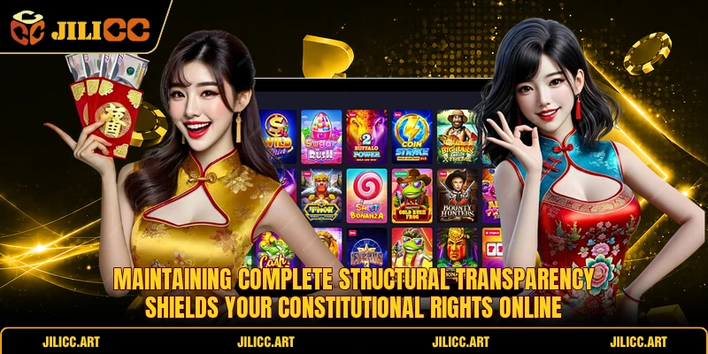 Maintaining complete structural transparency shields your constitutional rights online