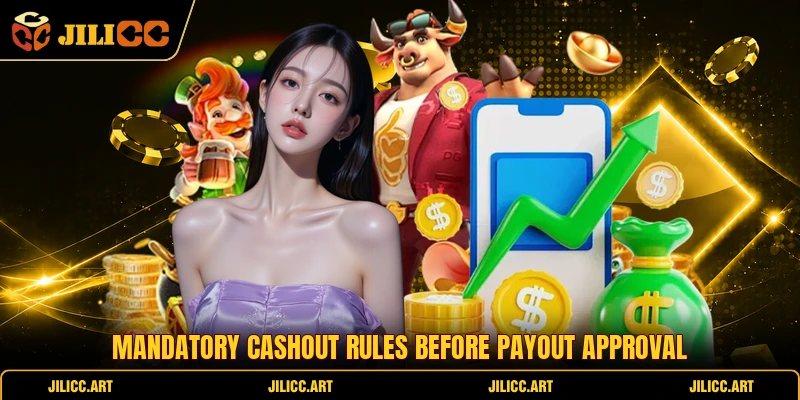 Mandatory cashout rules before payout approval