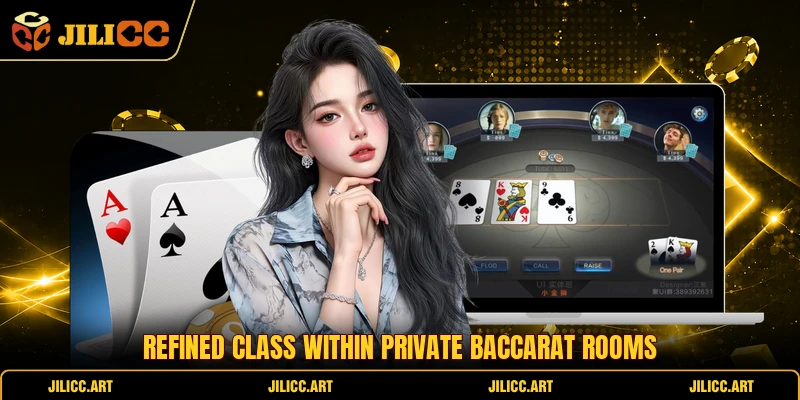 Refined class within private baccarat rooms