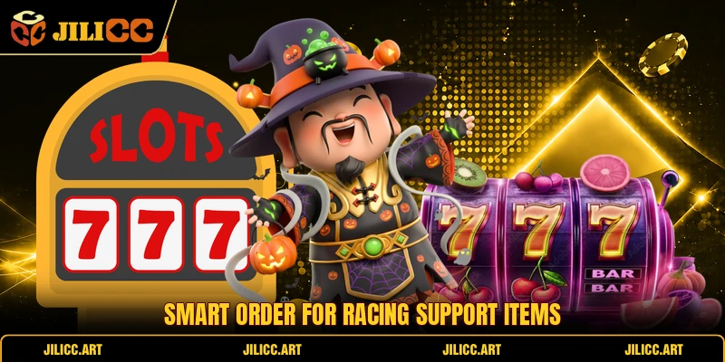 Smart order for racing support items